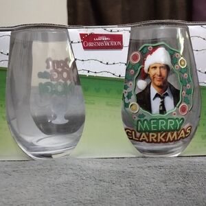 National Lampoons Christmas Vacation Glasses 2 Pack